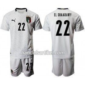 Italien Stephan El Shaarawy 22 Kinder Auswärts Trikotsatz Euro 2020 Kurzarm (+ Kurze Hosen)